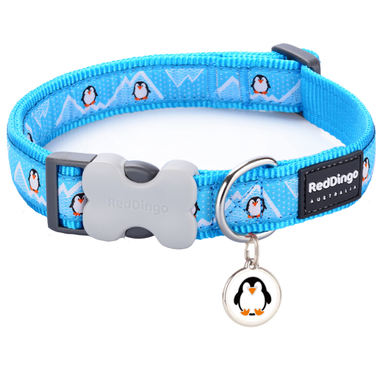 Red Dingo Penguin Collar & Tag